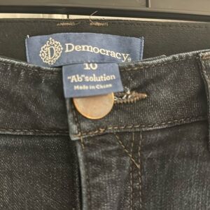 Democracy skinny jeans. Dark wash